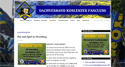 Desktop Screenshot of dachverband-koblenzer-fanclubs.de